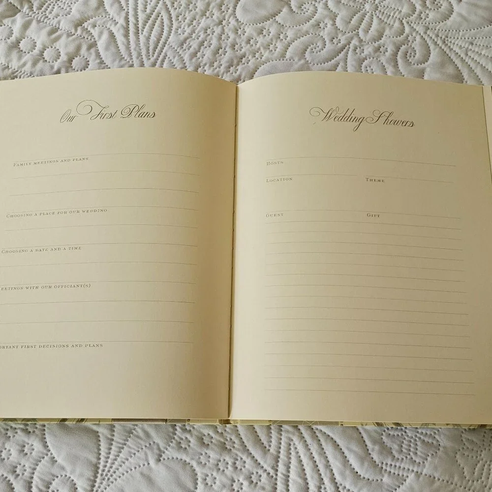 Vintage Anna Griffin Wedding Memory Book By C.R. Gibson Decorative Pages - Picture 9 of 16